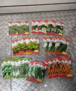 Approximately 28 packs assorted garden seeds
