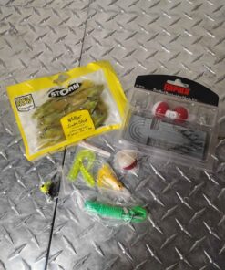 Storm and rapala fishing tackle starter package