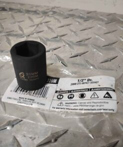 Sunnex 20mm 1/2" drive impact socket