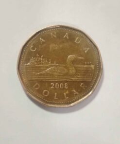 2008 bronze tone loonie