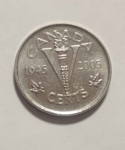 1945-2005 Canadian victory nickel