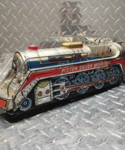 Piston silver mountain antique metal train....may need repair