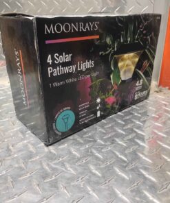 Pack of 4 solar pathway lights 4.8 lumen