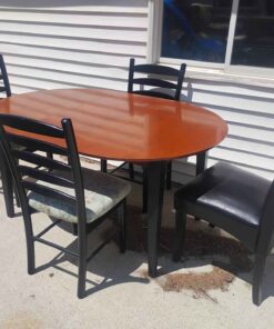 Dining table and chairs