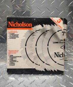 Nicholson 3 piece blade set