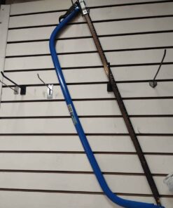 Hand saw with blue handle