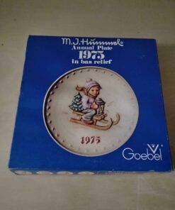 1975 Antique Painted Plate