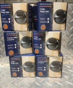 Wedge solar lights pack of 2