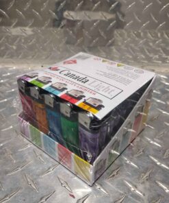 Case of butane filled lighters