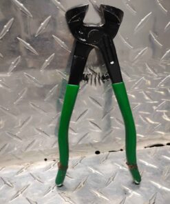 Tile nippers green handled