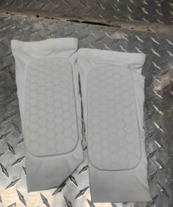 Set of soccer shin guards