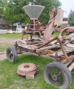 Antique plate grinder made by Fleury and sons in Aurora