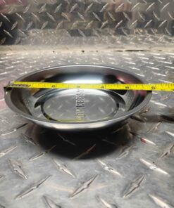 6" round magnetic parts tray