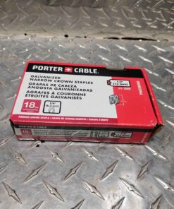 Porter cable galvanized narrow Crown staples