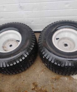 20 x8 x8 rear lawnmower tire and rim.....fits Cub Cadet.....MTD and more