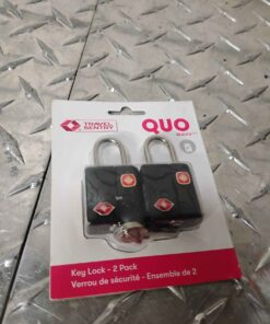 Pack of 2 Black luggage locks