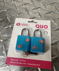Pack of 2 Blue luggage locks
