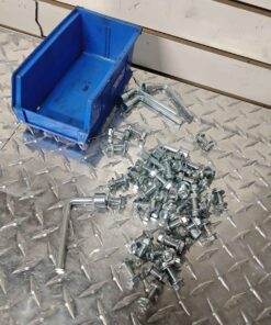 Metric hardware with blue bin joblot