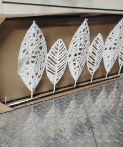 White leaf decor