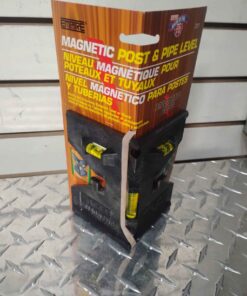 Magnetic post and Pipe level
