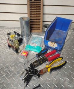 Blue parts bin and more tool joblot