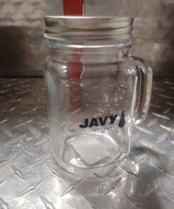 Javvy coffee mason jar mug