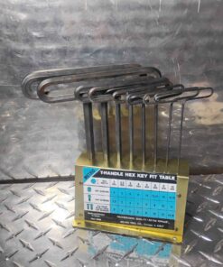 10 piece Metric Elkind HD T handle Allen key set 10 piece