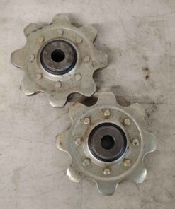 Qty 2 corner head 8 tooth idler sprockets