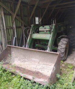 John Deere 2355 four-wheel drive loader tractor with 245 loader attachment more information and pictures will be coming