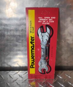 Power Master 4 piece open end wrench set