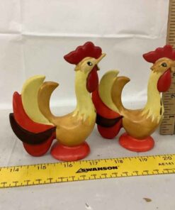 1964 Holt Howard Rooster Salt and Pepper
