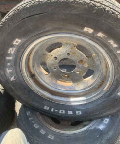 6 x 139, 15” Rims pair, tires shot