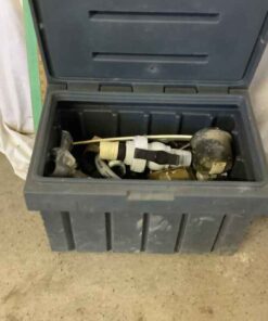 Tote full of Plumbing Supplies