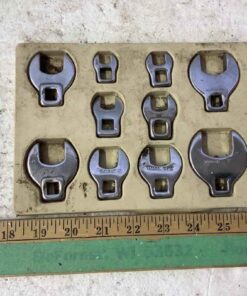 10pc Crowfoot Wrench Set