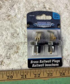 Shoreline Marine Brass Baitwell Plugs
