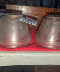 Frosted light shades with etched design