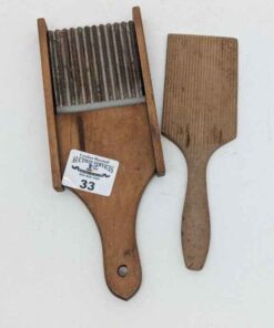 Wooden Mandolin and butter paddle