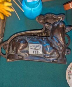 Antique cast lamb molds
