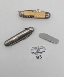 Brown Boveri & Assorted pocket knives