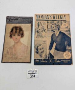 1918 'The Prudential Girl" & 1956 Woman's Weekly