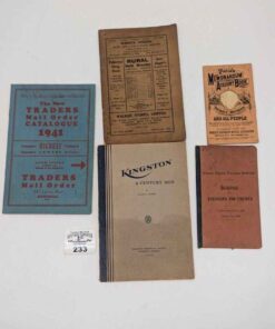 Vintage directory, Traders 1941 catalogue, Engineers & Firemen Schedule, etc