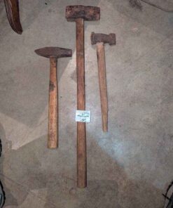Sledge, Cross Peen and black smithing hammer