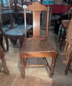 Tall back vintage dining chairs (6)