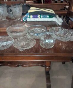 Glass bowls, divided serving dish, etc