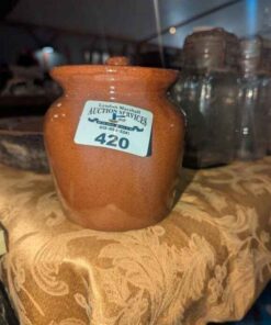 Medelta pottery covered jar