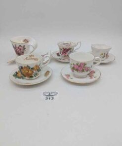 Sadler, Royal Albert and Assorted Tea cups/saucers