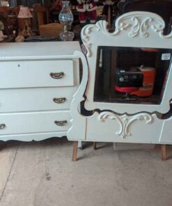 Vintage dresser and mirror