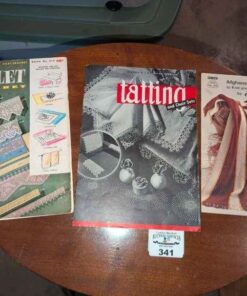 Crochet, tatting & Afghan vintage pattern books