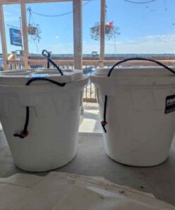 Insulated bait bucket liners
