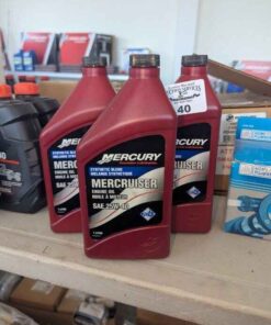 Mercury SAE 25w-40 engine oil - 3 bottles